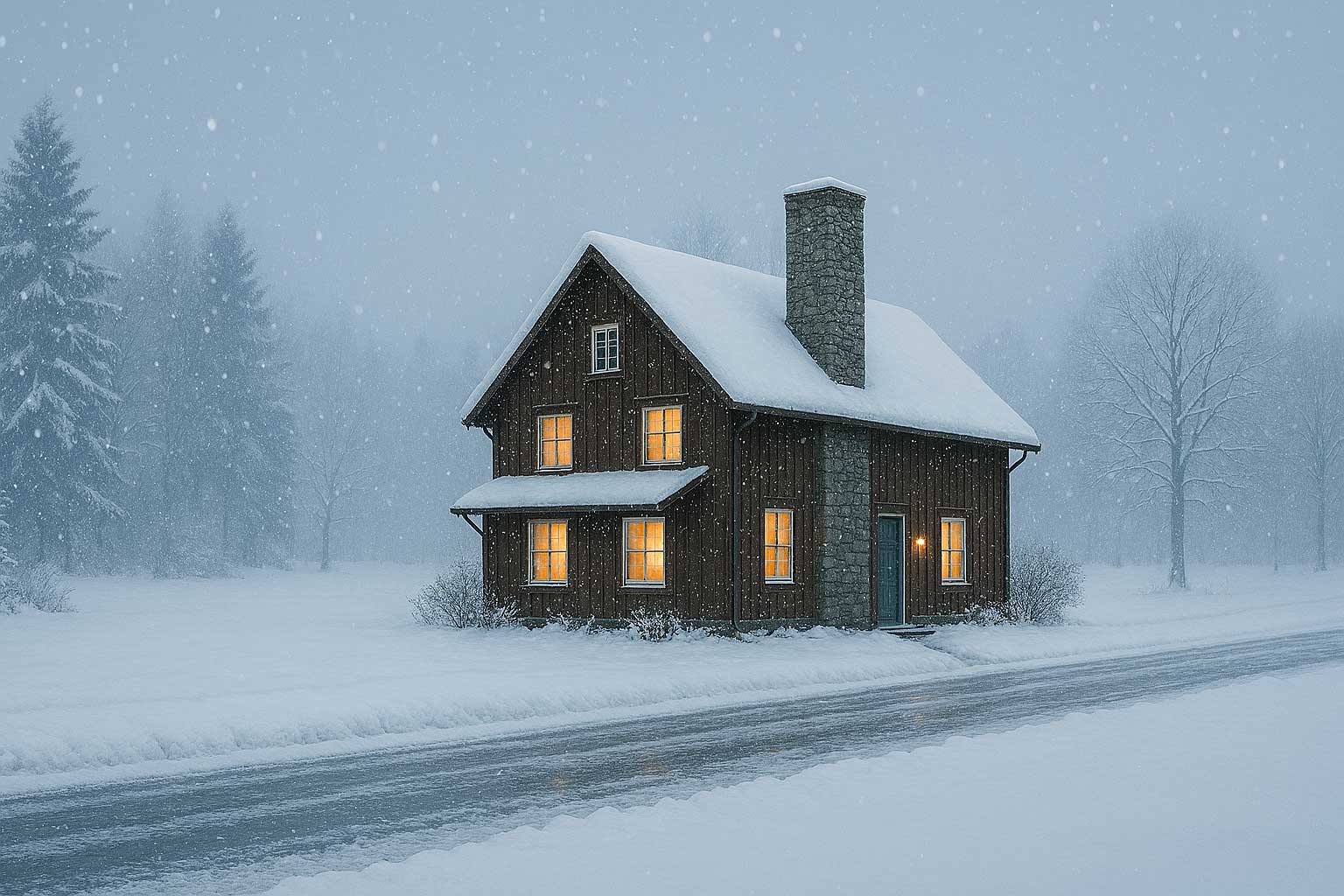塩化カルシウムの融雪用途イメージ写真